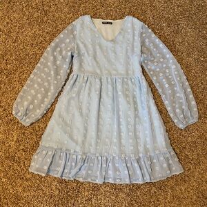 Charming Baby Blue Dress